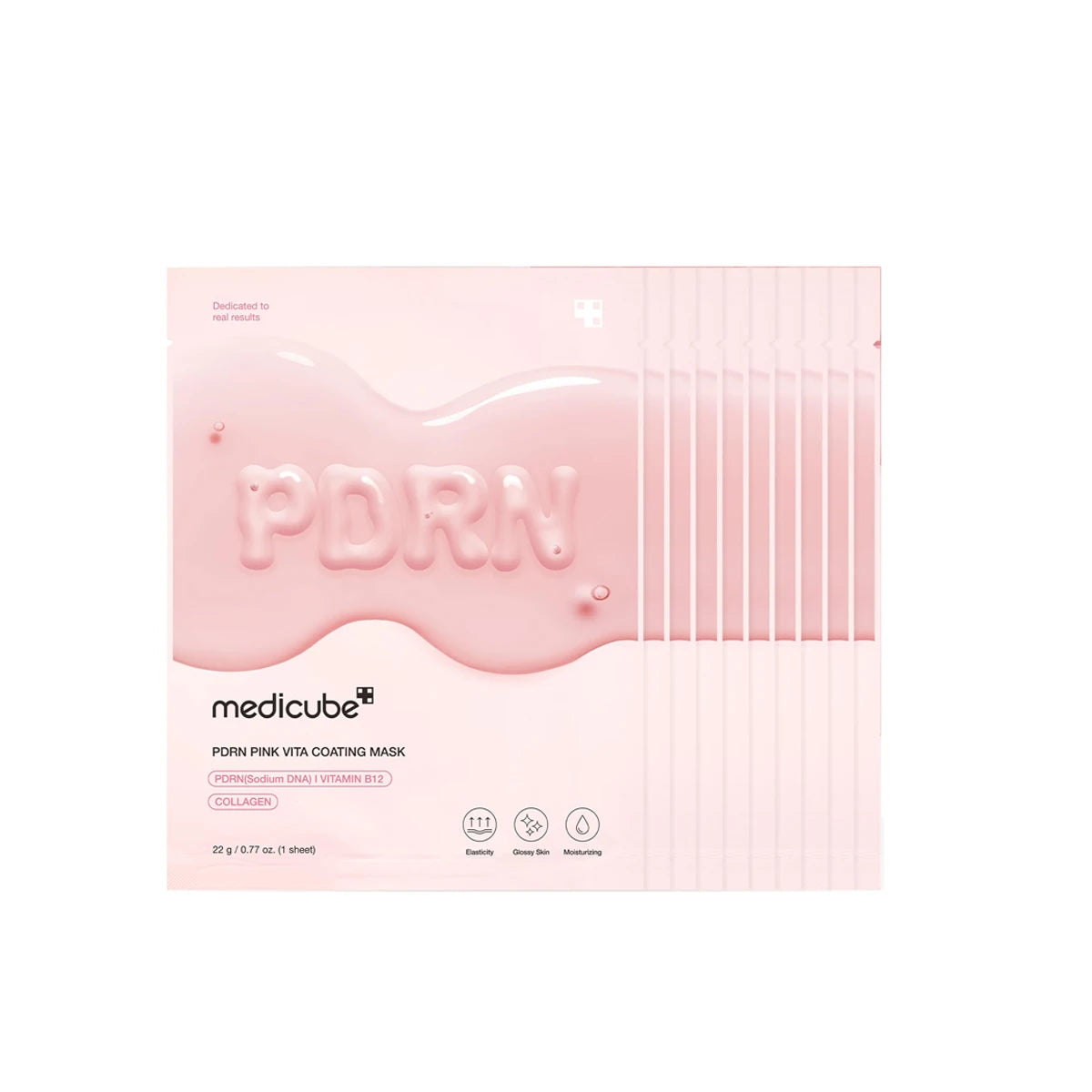 Salmon DNA PDRN Pink Vita Coating Sheet Mask 10Ea,Hydrogel Sheet Technology,Basic Hydrationk-Beauty,Korean Makeup