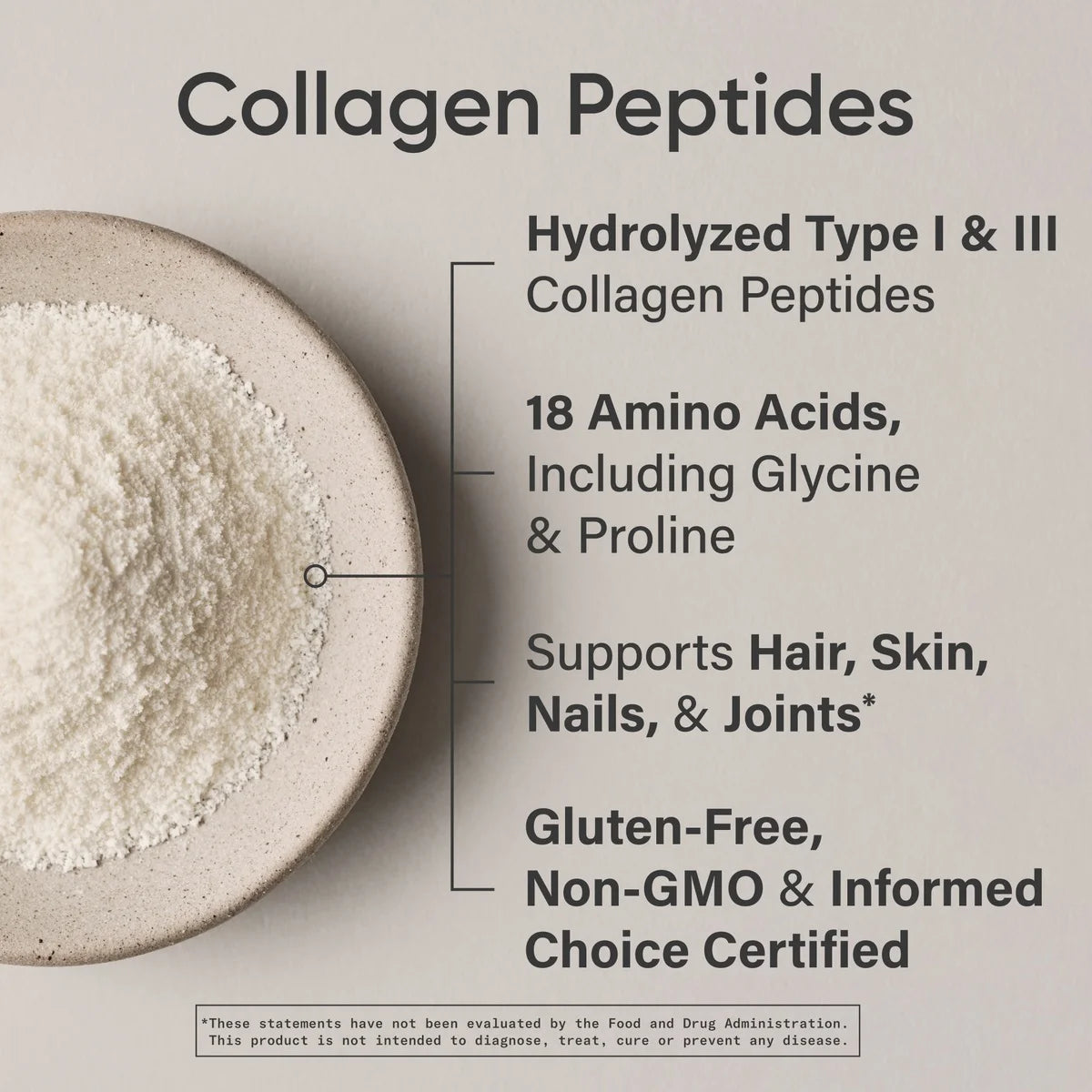 ® Collagen Peptides for Women & Men Hydrolyzed Type 1 & 3 Collagen Powder Protein (41 Servings)