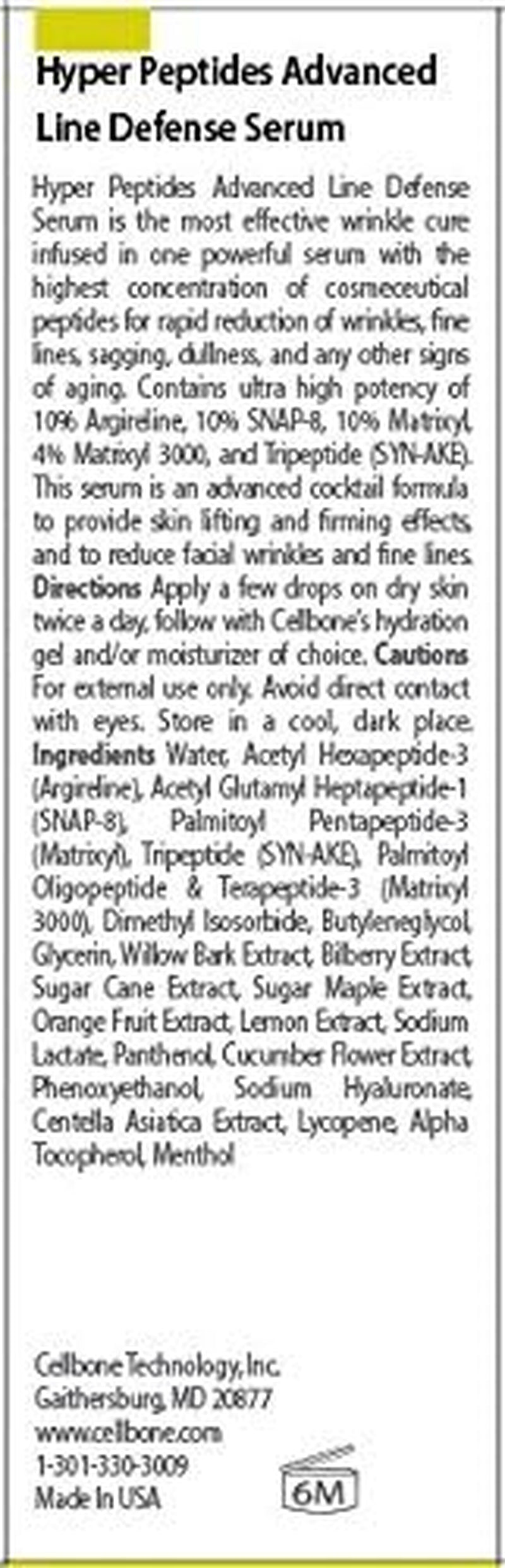 Hyper Peptides - Advanced Line Defense Serum 1 Fl. Oz