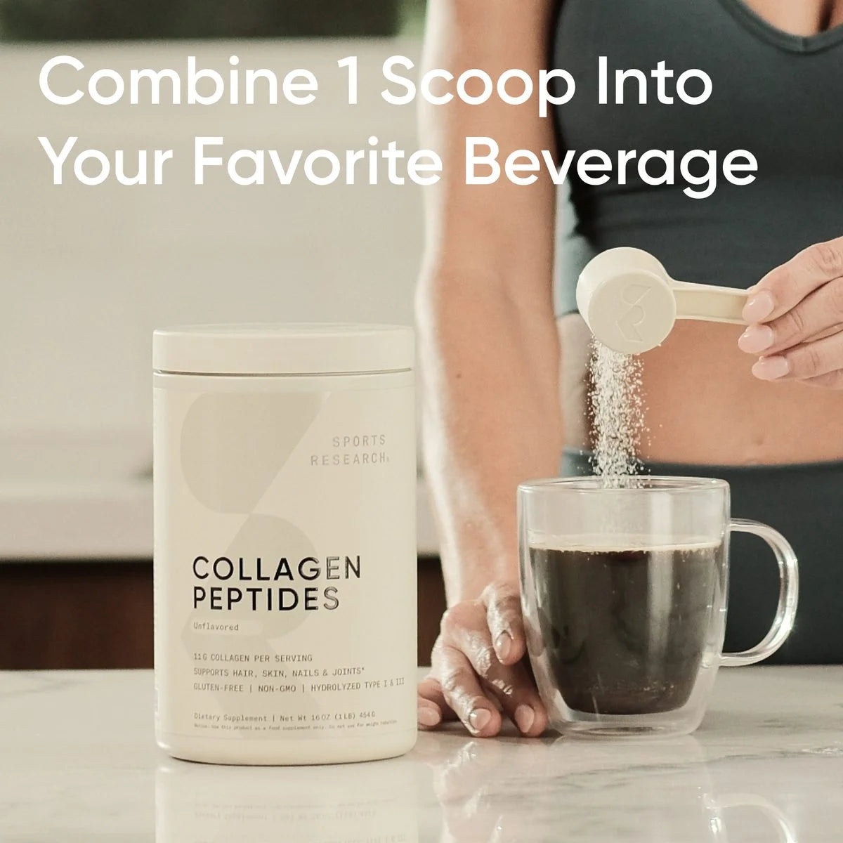 ® Collagen Peptides for Women & Men Hydrolyzed Type 1 & 3 Collagen Powder Protein (41 Servings)